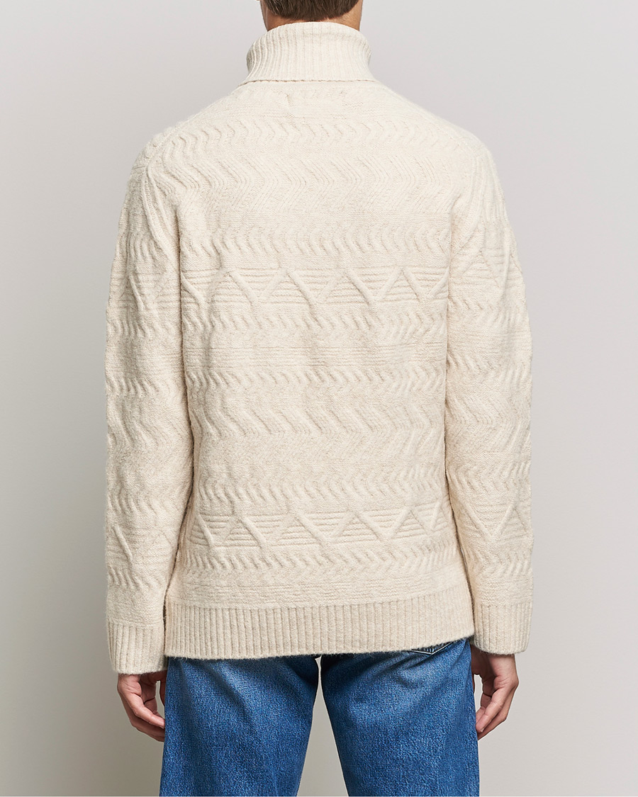 Men | Sweaters & Knitwear | NN07 | Bert Structured Rollneck Ecru