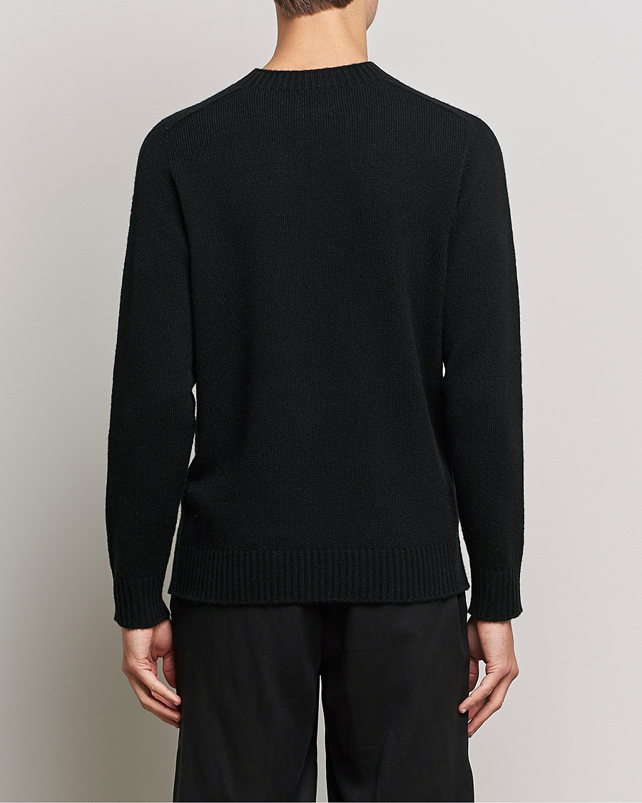 Men | Sweaters & Knitwear | NN07 | Nathan Brushed Wool Knitted Sweater Black