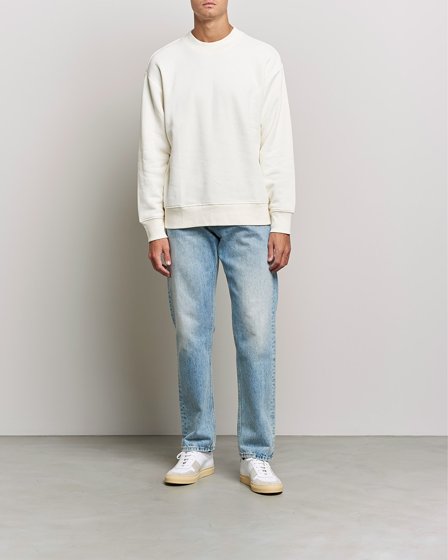 Men | Sweaters & Knitwear | NN07 | Briggs Mock Neck Sweater Ecru