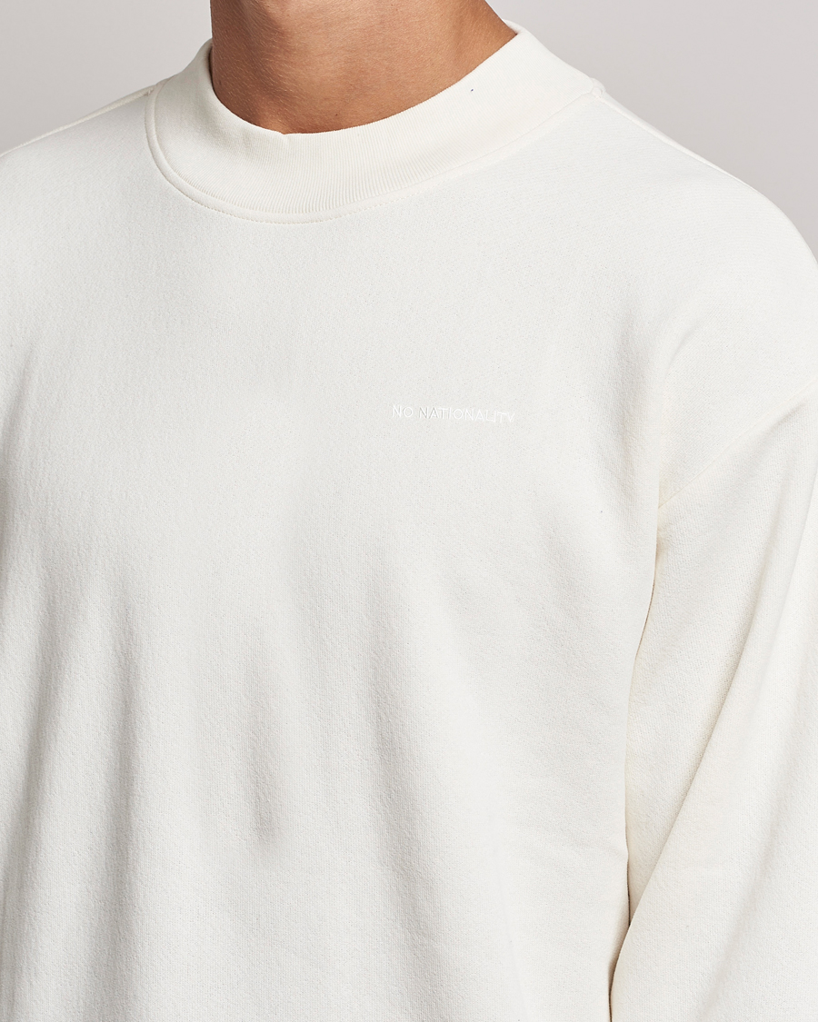 Men | Sweaters & Knitwear | NN07 | Briggs Mock Neck Sweater Ecru