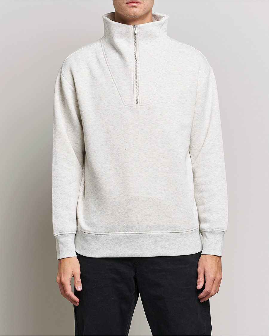 Men | Sweaters & Knitwear | NN07 | Briggs Jersey Half Zip Oat