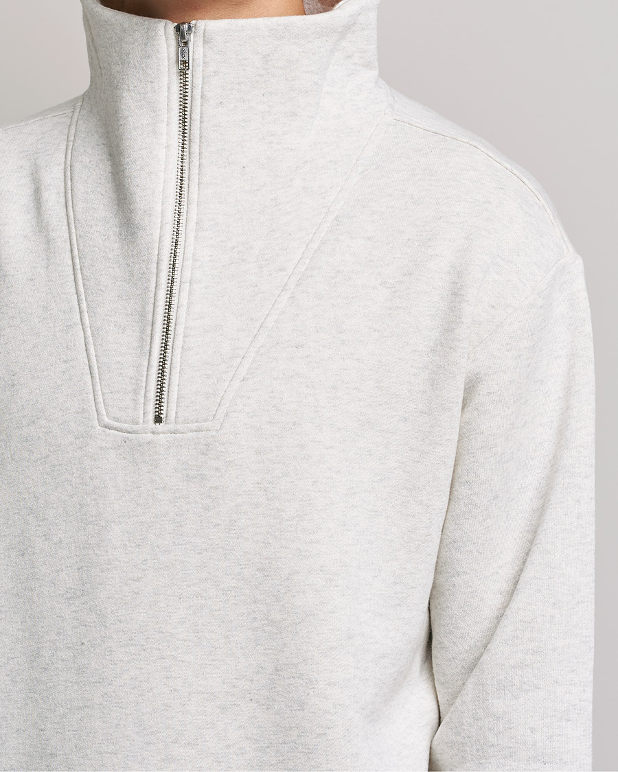 Men | Sweaters & Knitwear | NN07 | Briggs Jersey Half Zip Oat