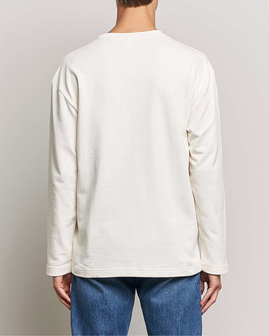 Men | T-Shirts | NN07 | Alan Heavy Logo Long Sleeve T-Shirt Off White