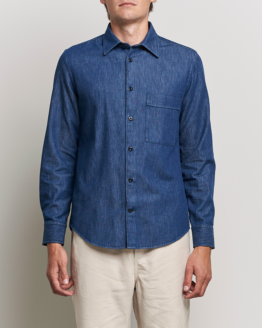 Men | Shirts | NN07 | Tue Denim Shirt Navy