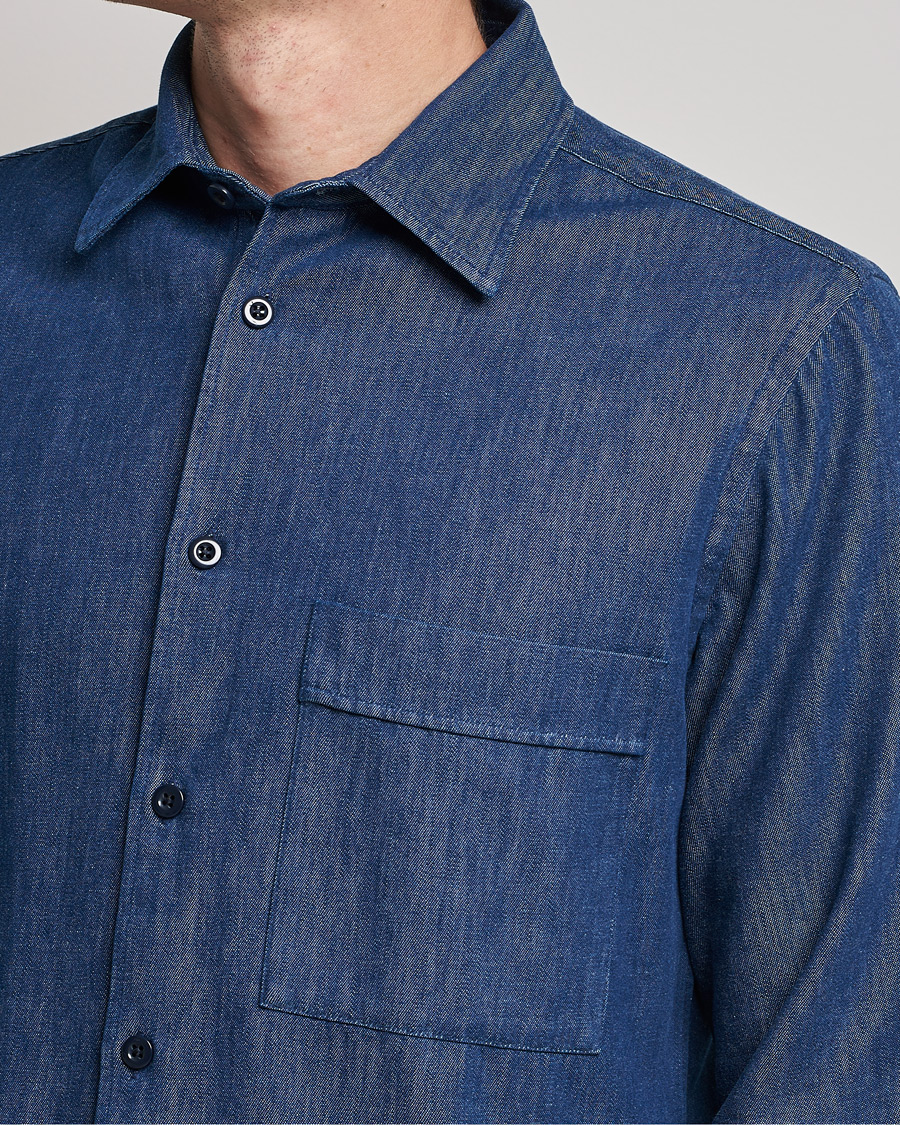 Men | Shirts | NN07 | Tue Denim Shirt Navy