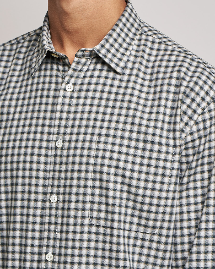 Men | Shirts | NN07 | Deon Cotton Checked Shirt Black/White