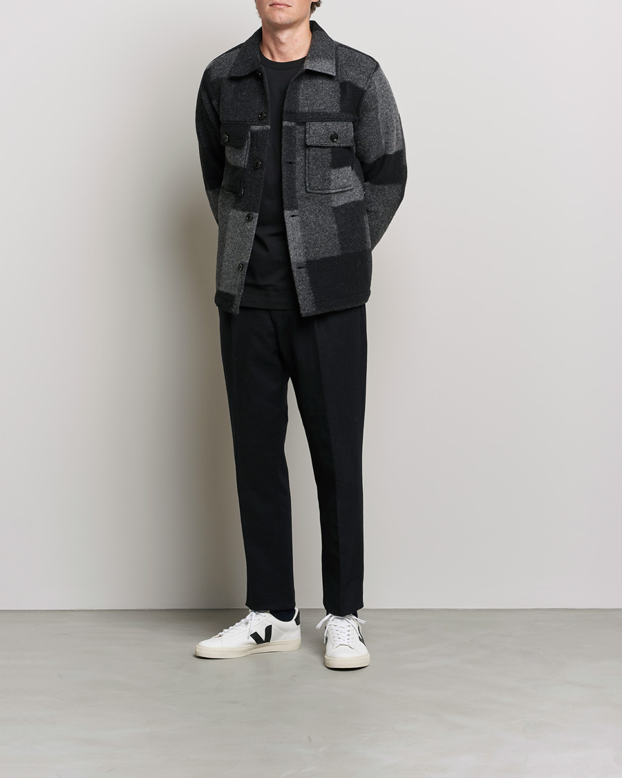 Men | Coats & Jackets | NN07 | Wilas Checked Flight Jacket Black