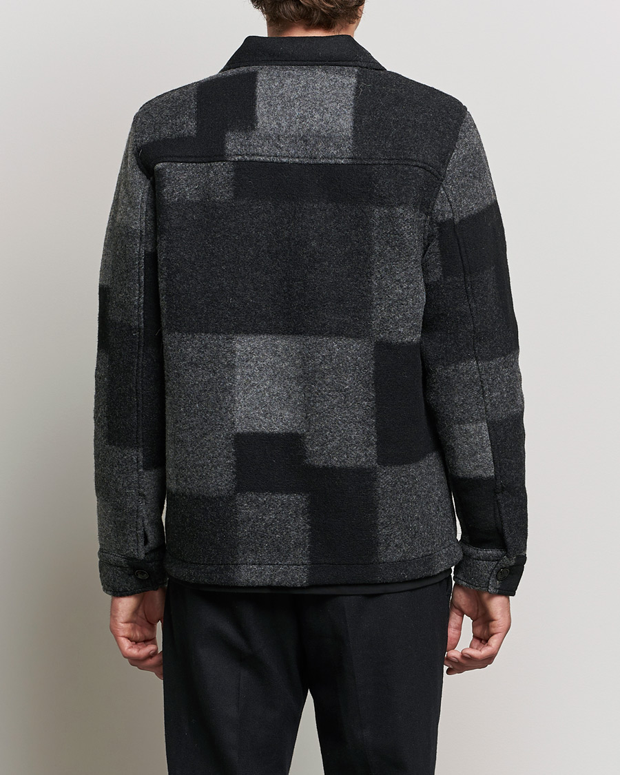 Men | Coats & Jackets | NN07 | Wilas Checked Flight Jacket Black