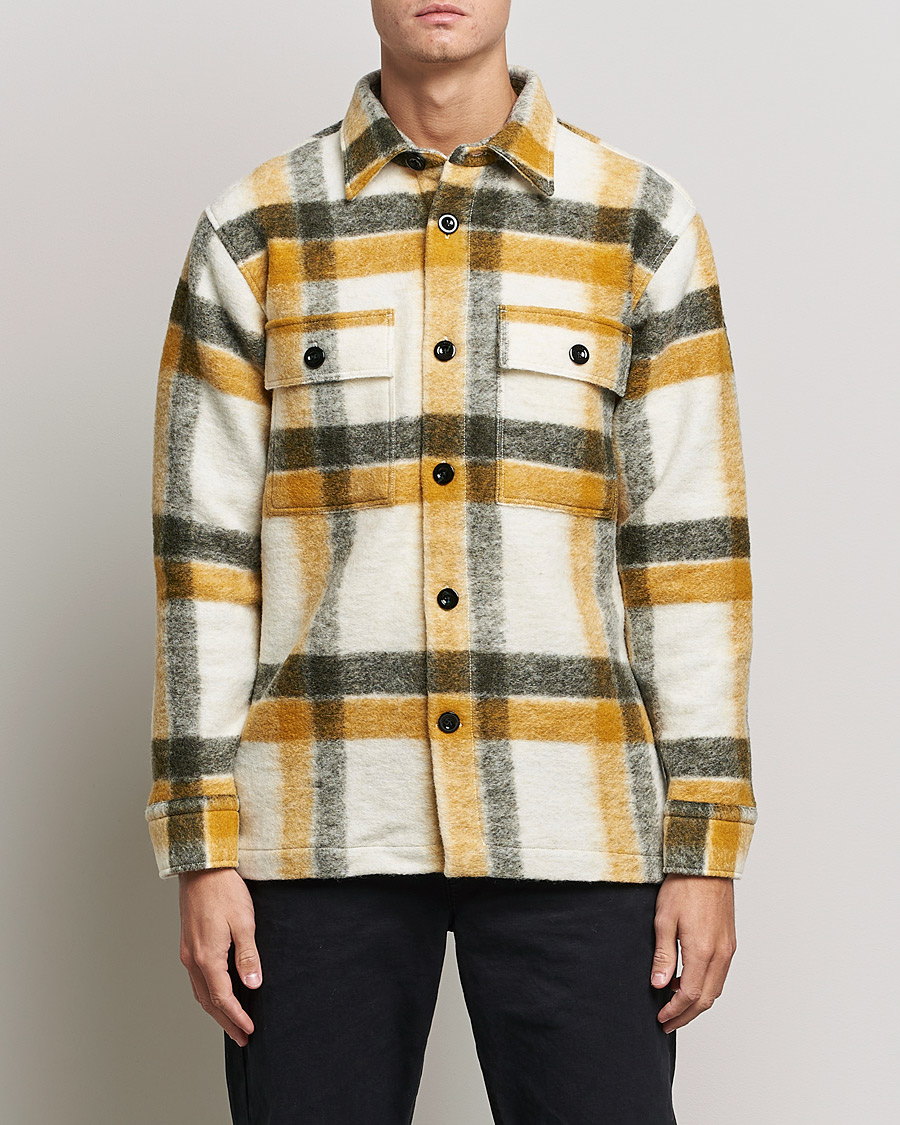 Men | NN07 Coats & Jackets | NN07 | Soren Checked Jacket Yellow Multi