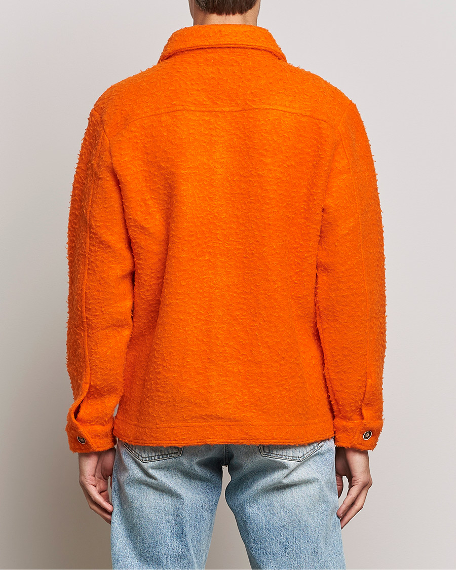 Men | Sweaters & Knitwear | NN07 | Olav Fleece Jacket Bright Orange