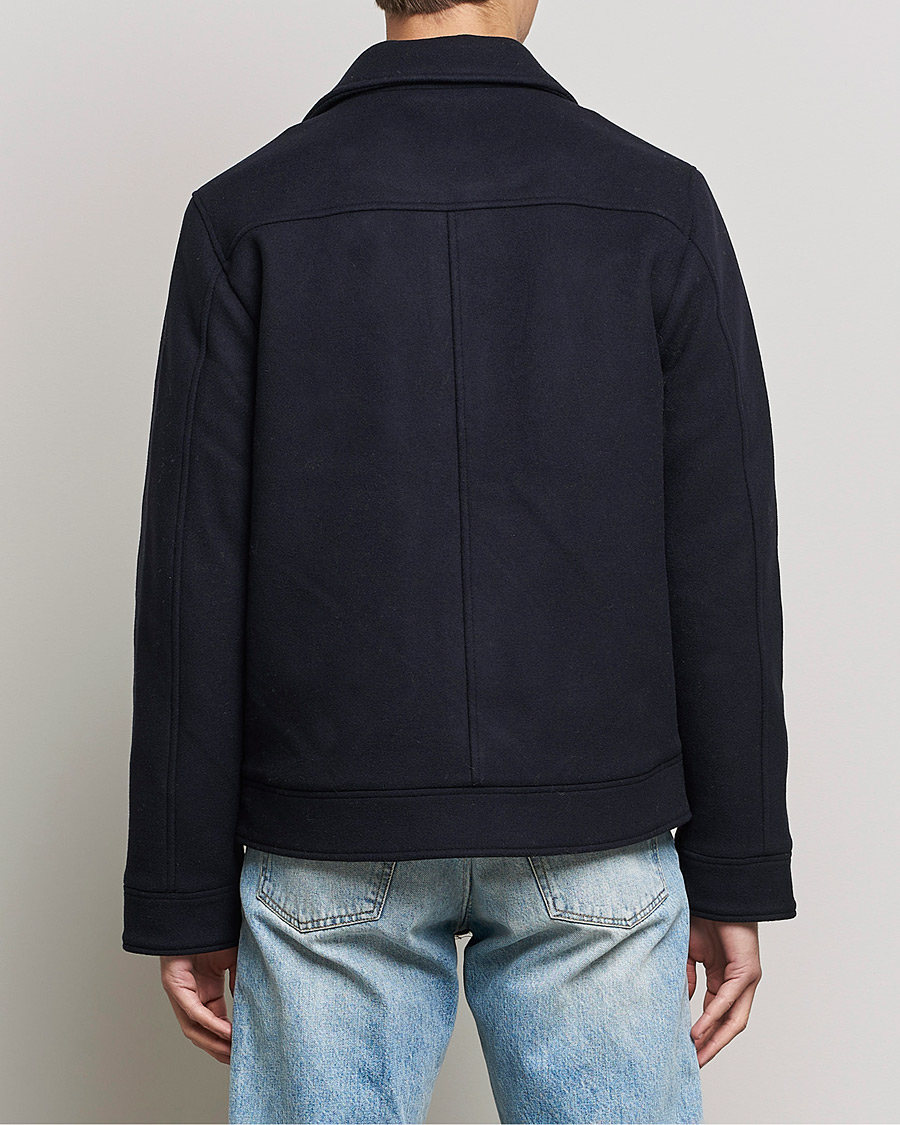 Men | Coats & Jackets | NN07 | Julius Wool Flight Jacket Navy
