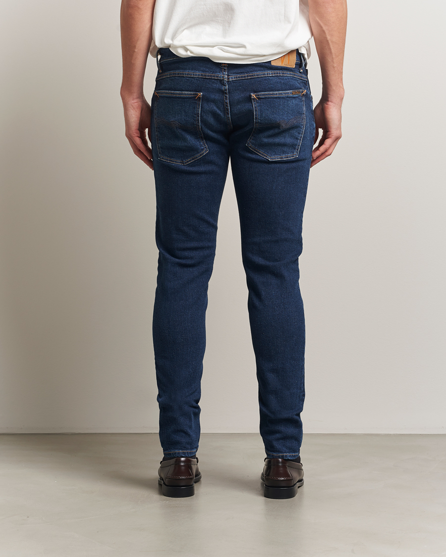 Men | Jeans | Nudie Jeans | Tight Terry Jeans Dark Steel