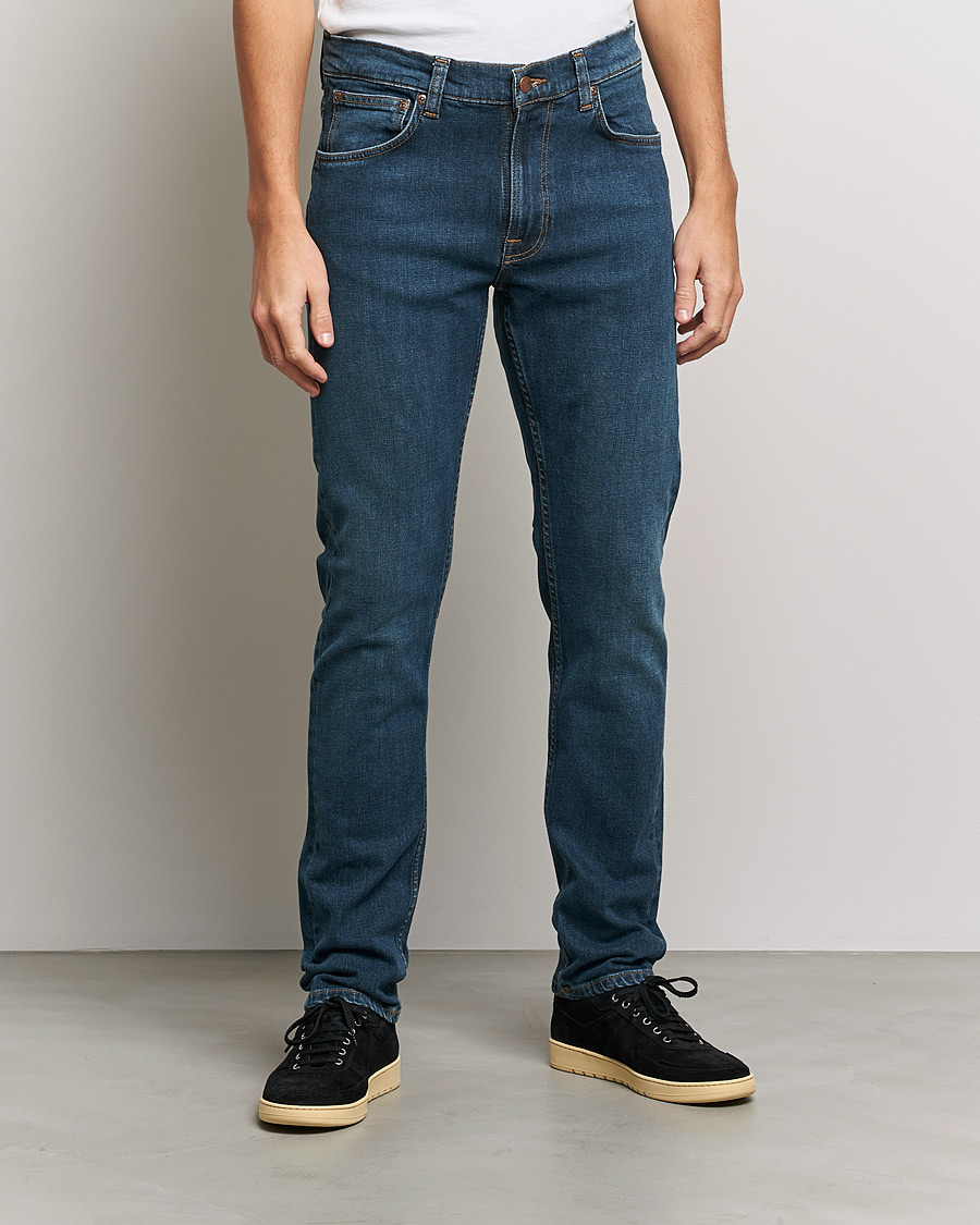 Men | Jeans | Nudie Jeans | Lean Dean Organic Jeans Blue Rock