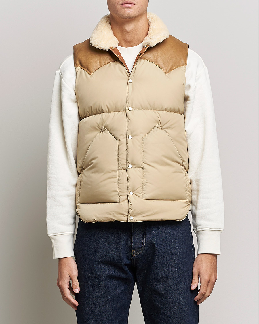 Men | American Heritage | Rocky Mountain Featherbed | Christy Vest Tan