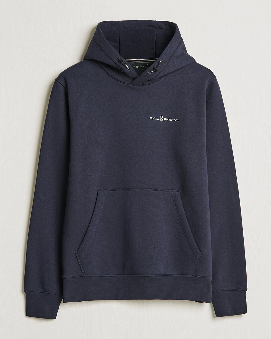 Men | Sweaters & Knitwear | Sail Racing | Bowman Logo Hood Dark Navy