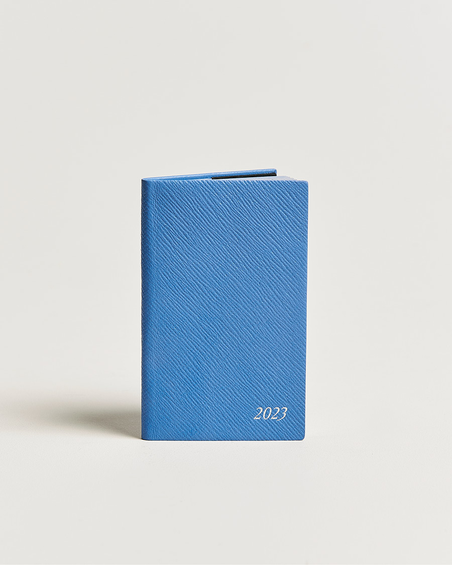 Men | Smythson Panama Crossgrain Diaries 2023 Nile Blue | Smythson | Panama Crossgrain Diaries 2023 Nile Blue