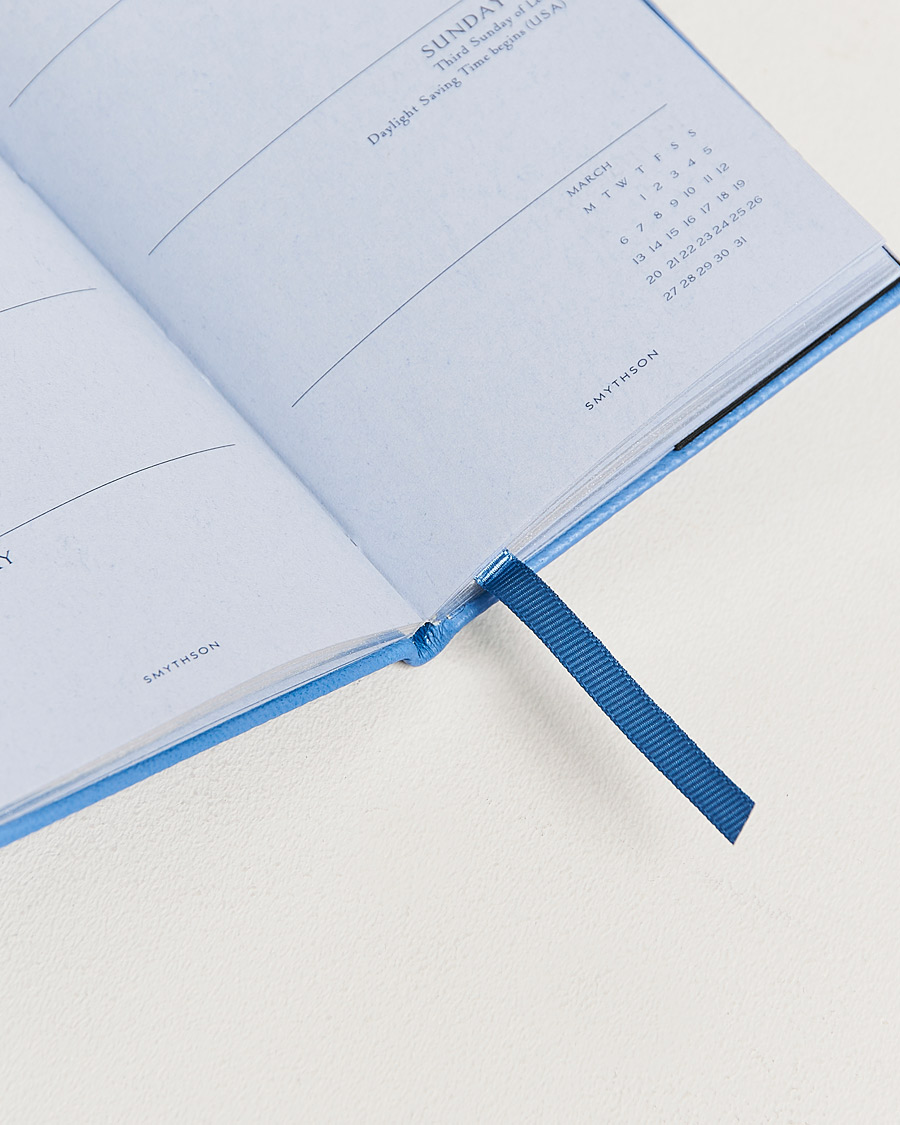 Men | Smythson Panama Crossgrain Diaries 2023 Nile Blue | Smythson | Panama Crossgrain Diaries 2023 Nile Blue
