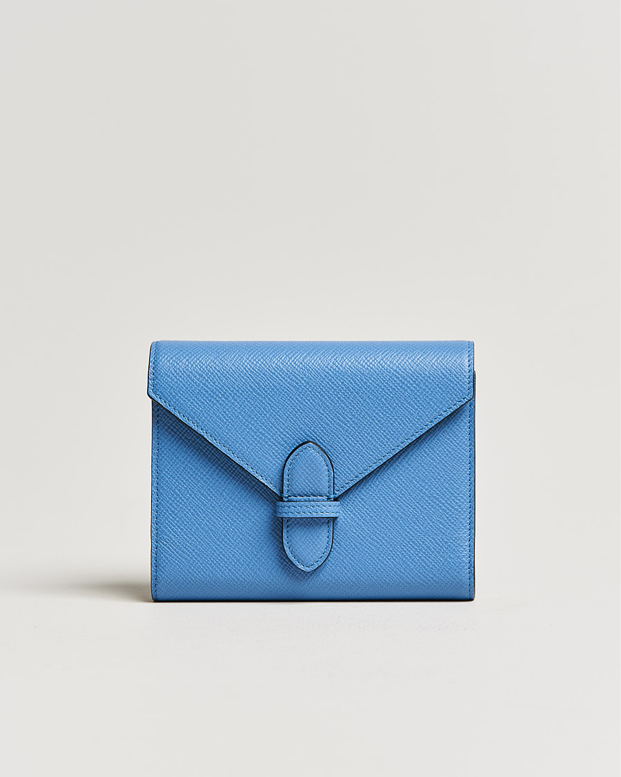Men | Smythson Double Playing Case Nile Blue | Smythson | Double Playing Case Nile Blue