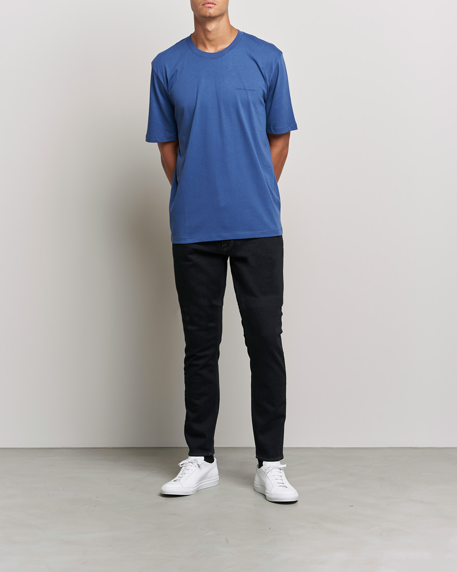 Men | Jeans | Tiger of Sweden | Pistolero Stretch Cotton Jeans Black Blue