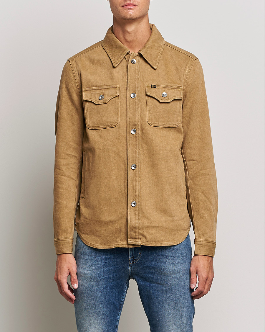 Men | Coats & Jackets | Tiger of Sweden | Get Denim Jacket Light Camel