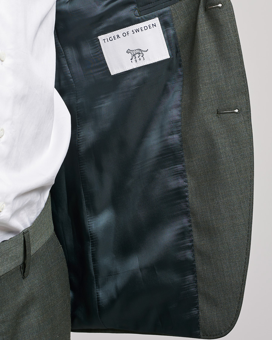 Men | Blazers | Tiger of Sweden | Justin Blazer Dusty Green