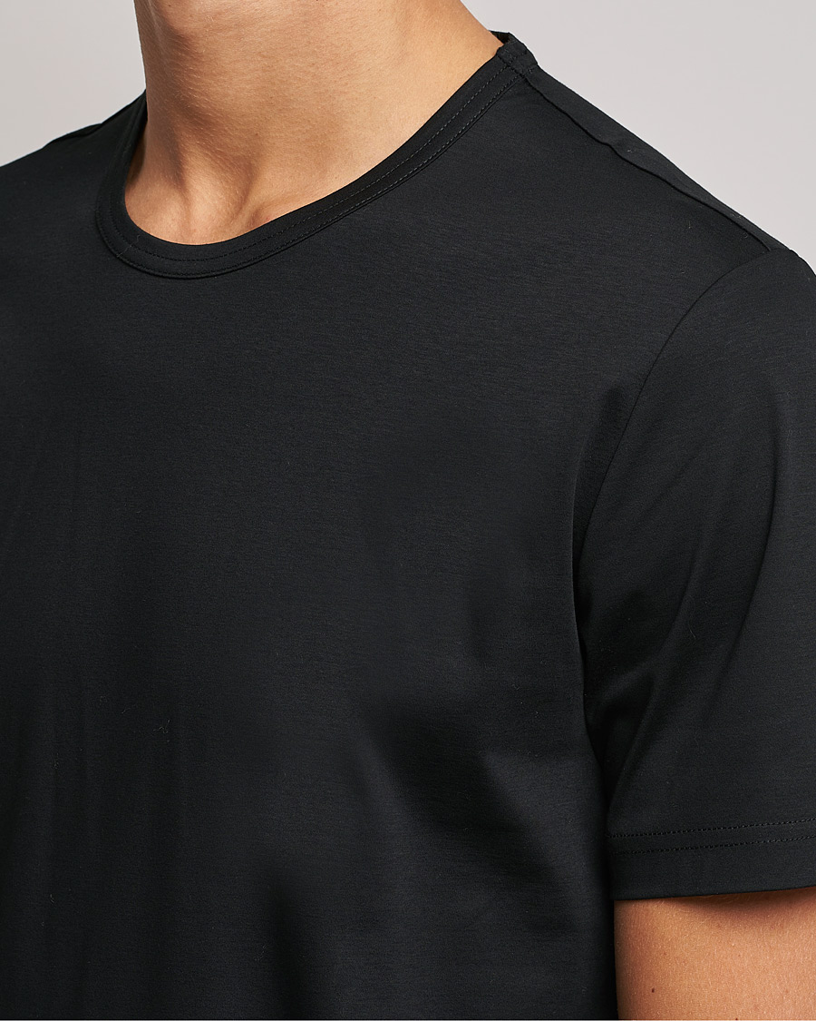 Men | T-Shirts | Tiger of Sweden | Olaf Mercerized Cotton Tee Black