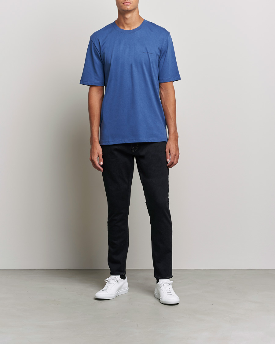 Men | T-Shirts | Tiger of Sweden | P Cotton Jersey Tee Atlantic Blue