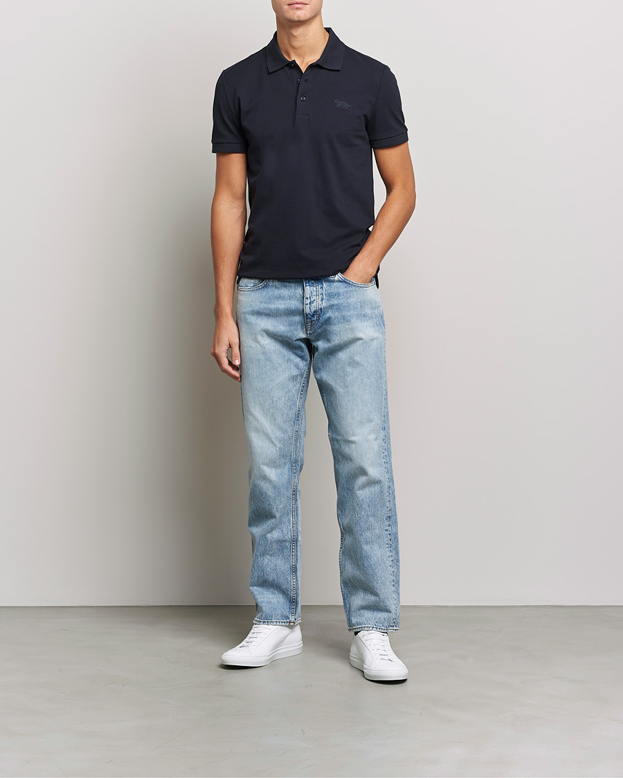 Men | Sweaters & Knitwear | Tiger of Sweden | Darios Long Sleeve Piqué Light Ink