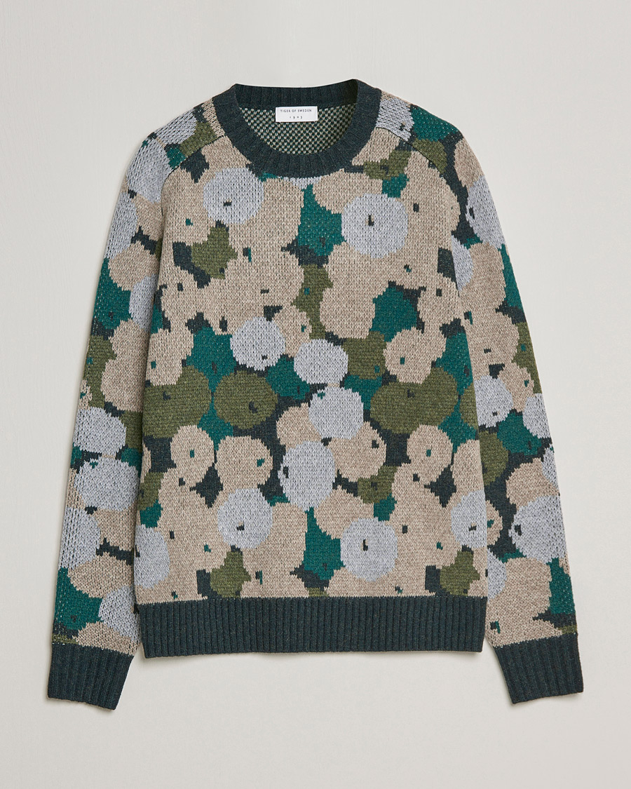 Men | Sweaters & Knitwear | Tiger of Sweden | Rayan Wool Sweater Print