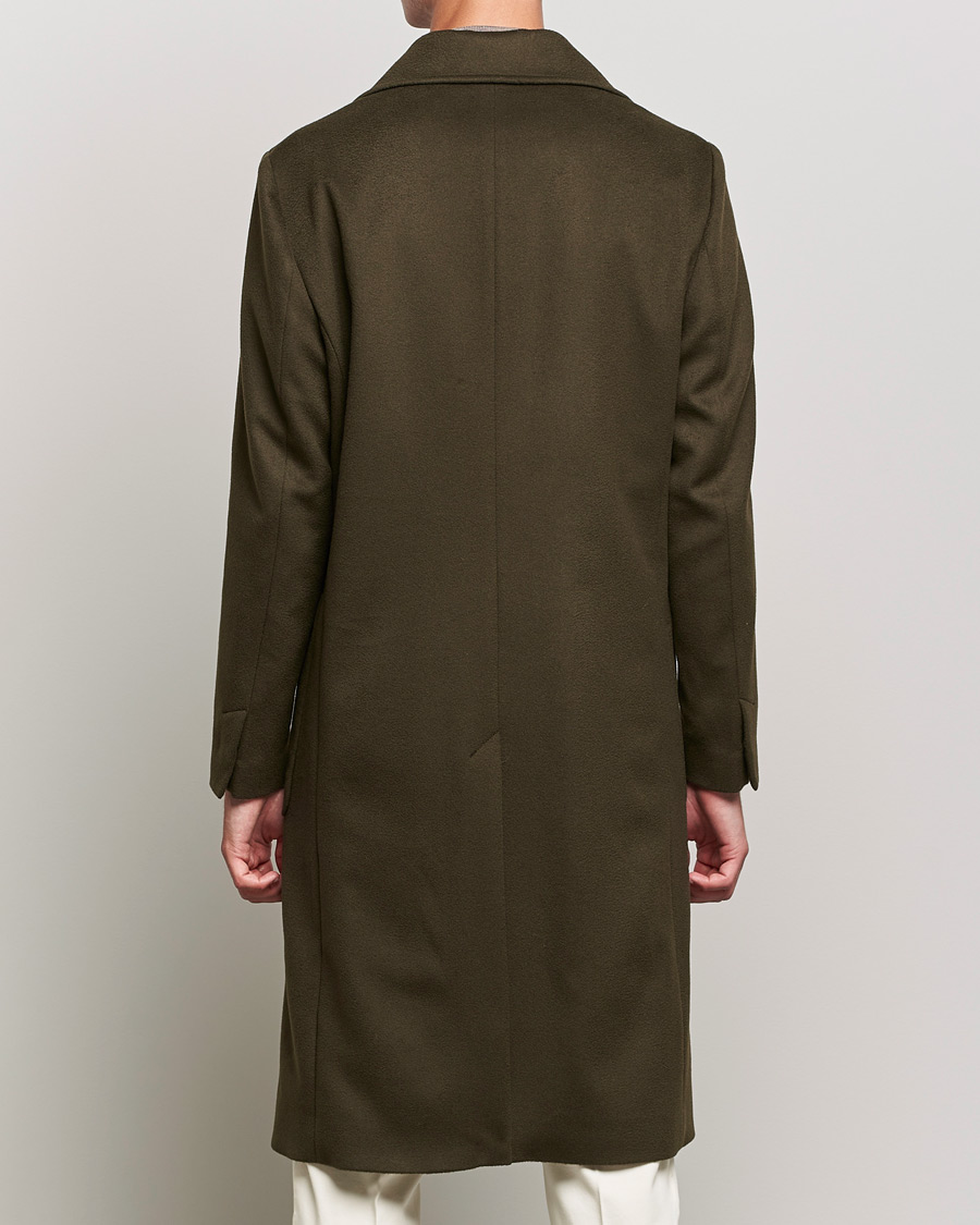 Men | Coats & Jackets | Tiger of Sweden | Jeean Wool Coat Dark Brown