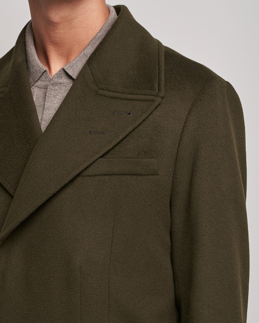 Men | Coats & Jackets | Tiger of Sweden | Jeean Wool Coat Dark Brown