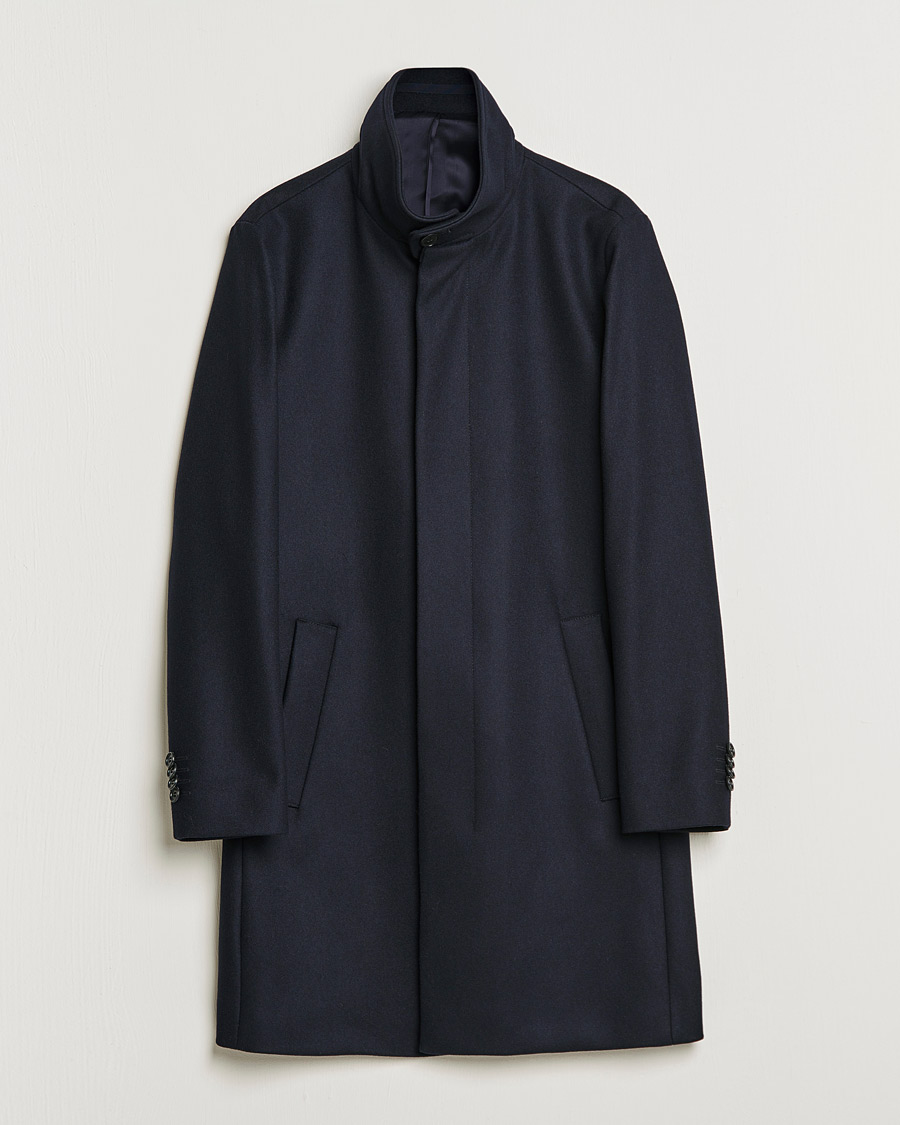 Men | Coats & Jackets | Tiger of Sweden | Aleric Wool Coat Light Ink