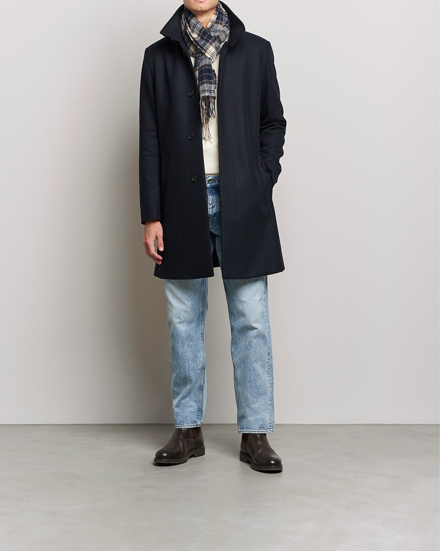 Men | Coats & Jackets | Tiger of Sweden | Aleric Wool Coat Light Ink