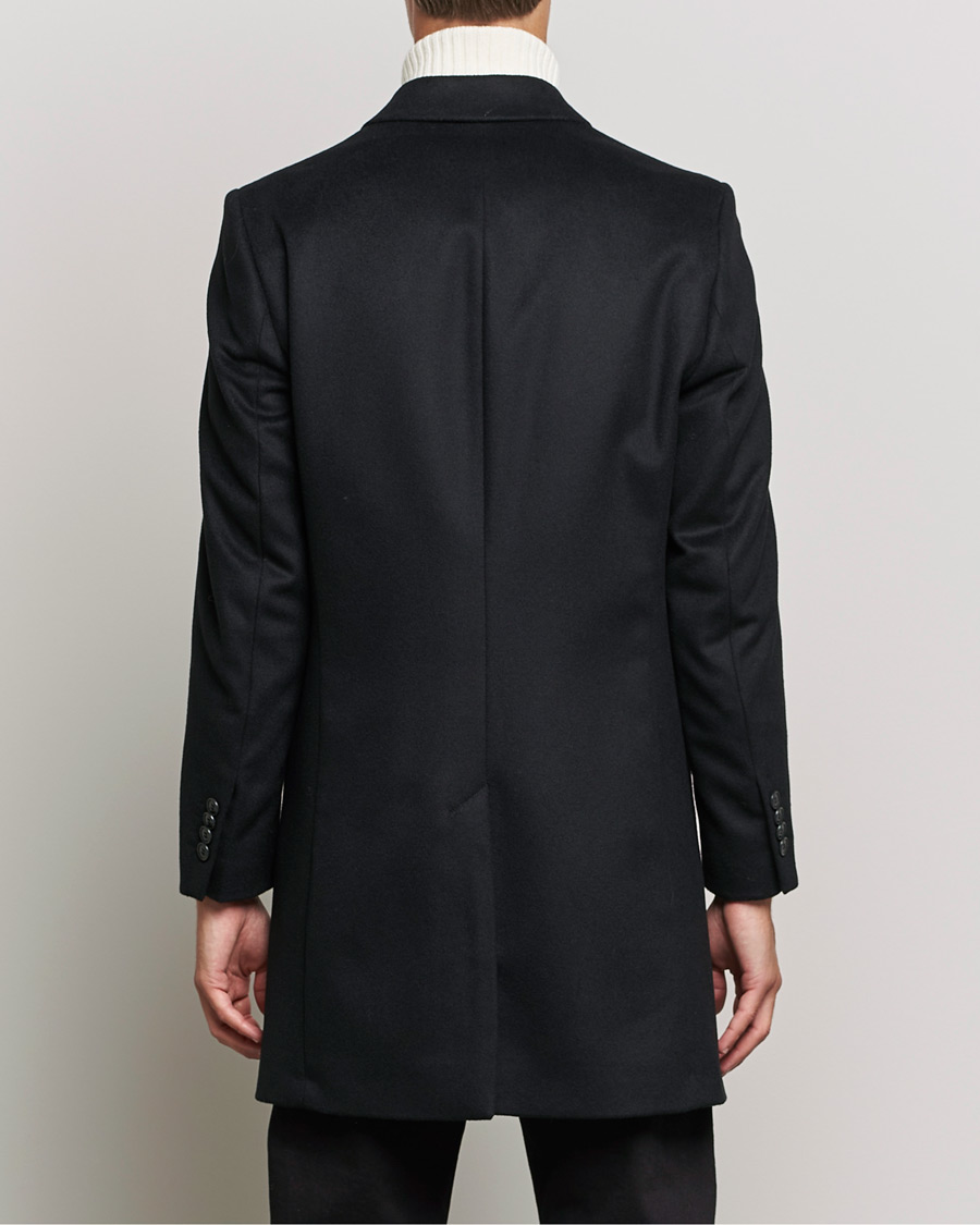 Men | Coats & Jackets | Tiger of Sweden | Cempsey Wool Cashmere Coat Black