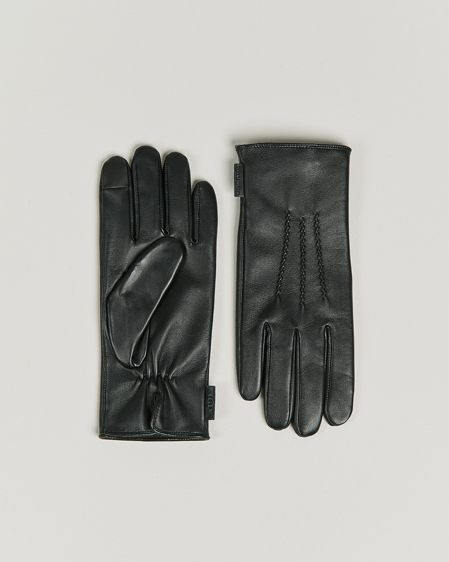 J.Lindeberg Mens Lined Leather Glove 