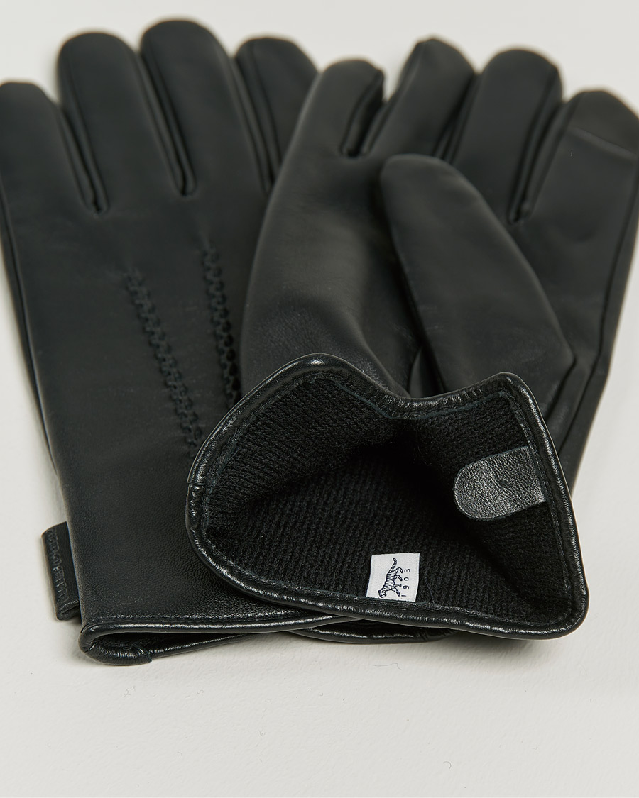Men |  | Tiger of Sweden | Garvin Leather Gloves Black