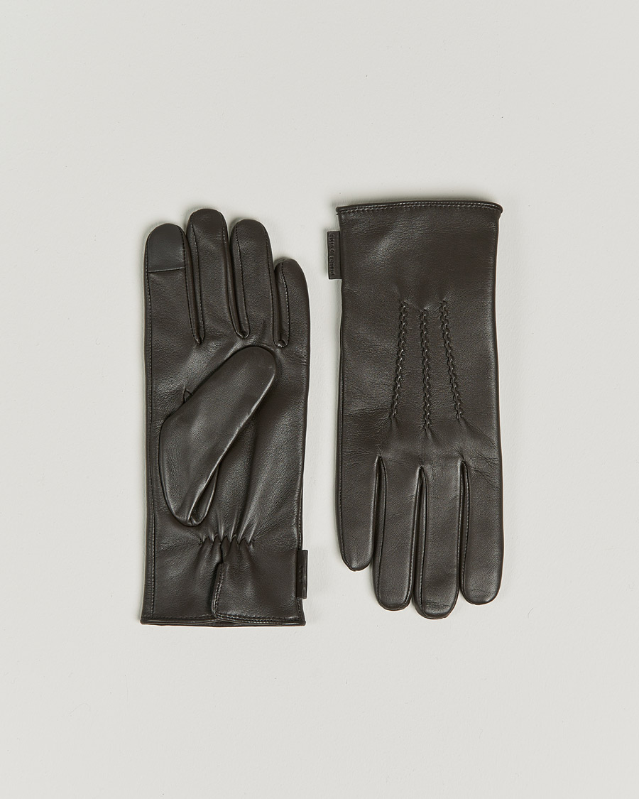 Men |  | Tiger of Sweden | Garvin Leather Gloves Turkish Coffee