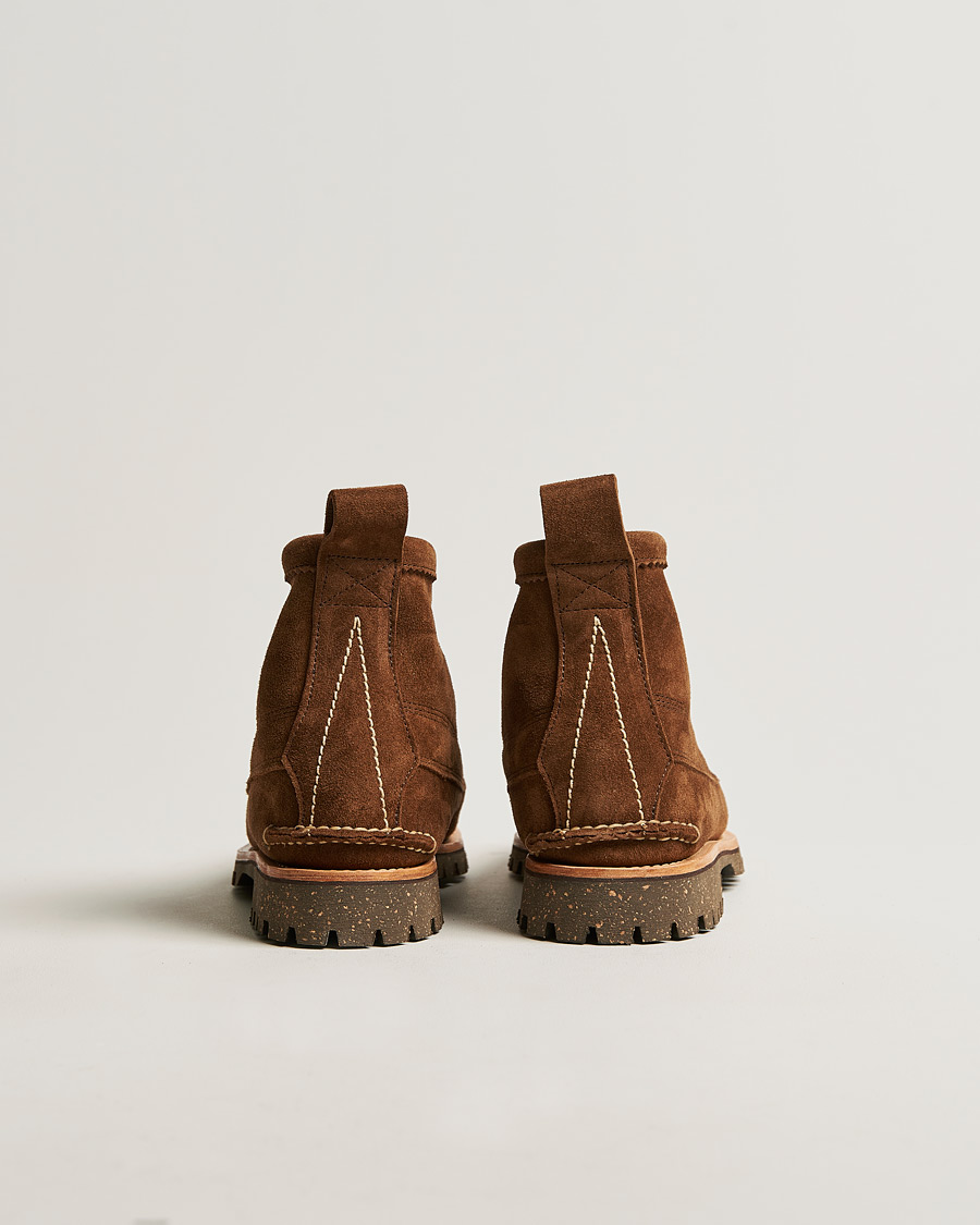 Men | Yuketen Cortina Sole Angler Boots Dark Brown Suede | Yuketen | Cortina Sole Angler Boots Dark Brown Suede