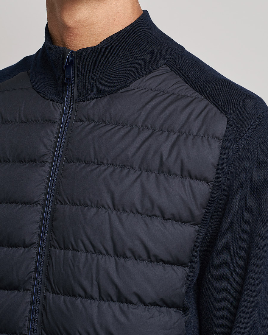 Men | Coats & Jackets | Zegna | Padded Hybrid Jacket Navy