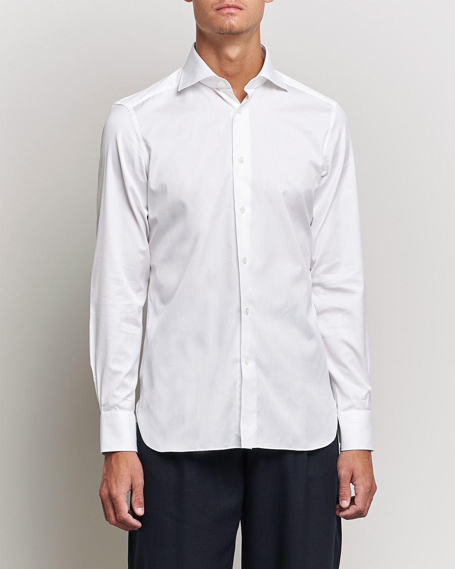 Zegna Slim Fit Dress Shirt White at CareOfCarl.com