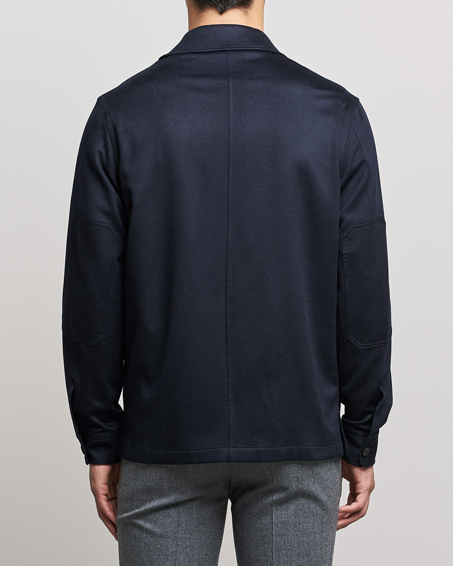 Men | Shirts | Zegna | Oasi Cashmere Overshirt Navy