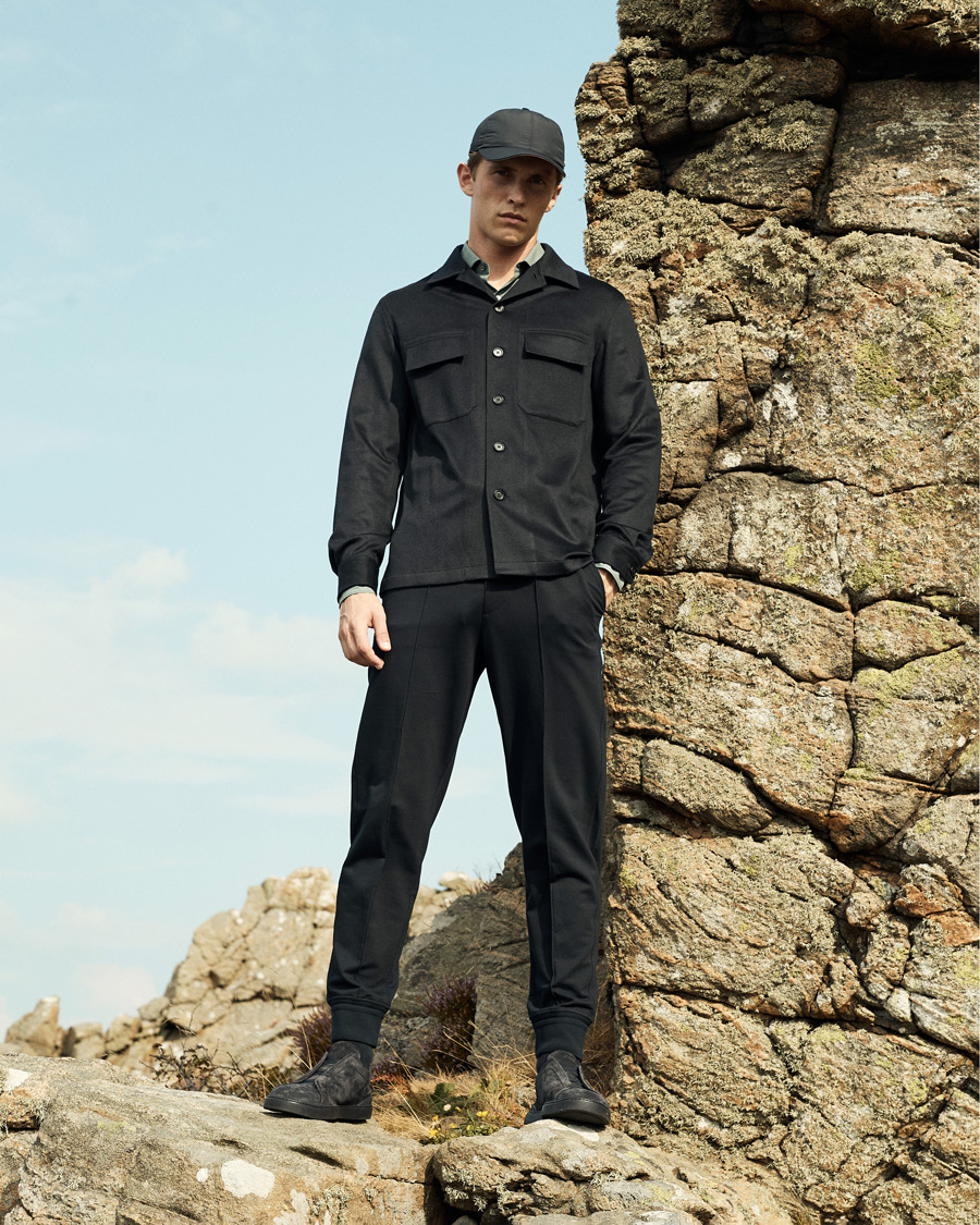 Men | Shirts | Zegna | Oasi Cashmere Overshirt Navy