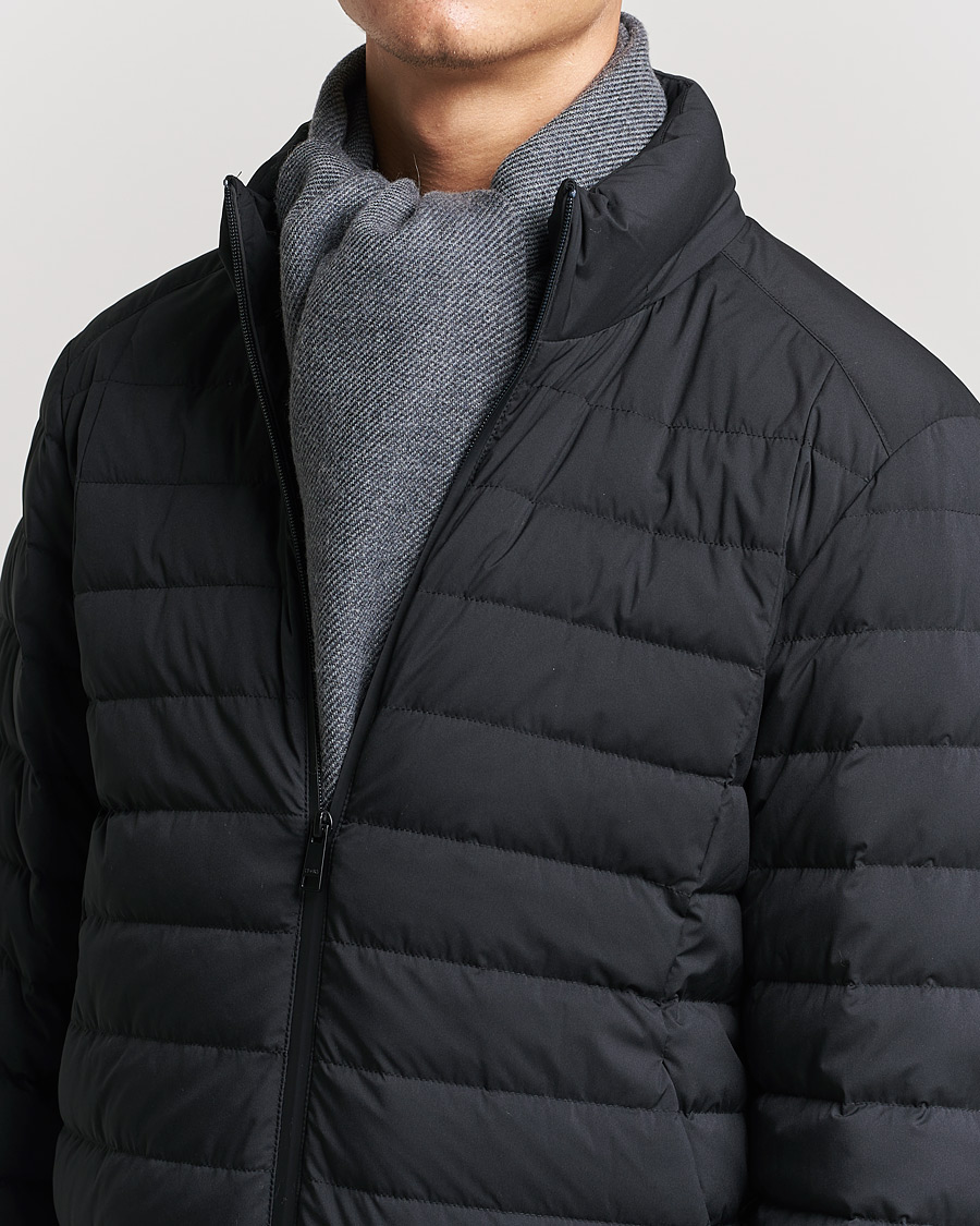 Men | Zegna Bicolor Wool Scarf Dark Grey | Zegna | Bicolor Wool Scarf Dark Grey