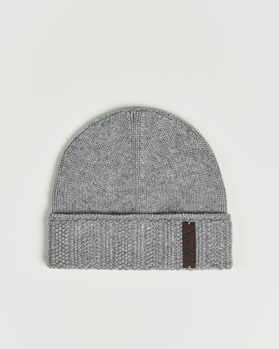 Men | Zegna Cashmere Beanie Light Grey | Zegna | Cashmere Beanie Light Grey