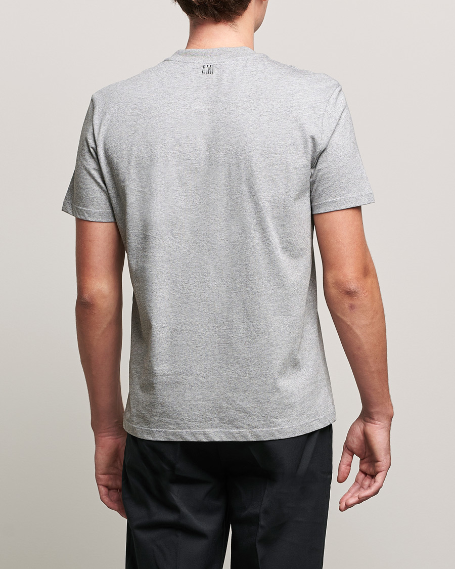 Men | T-Shirts | AMI | Heart Logo T-Shirt Heather Grey