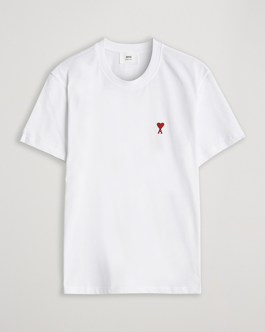 Men | T-Shirts | AMI | Heart Logo T-Shirt White