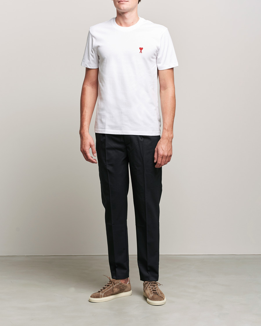 Men | T-Shirts | AMI | Heart Logo T-Shirt White