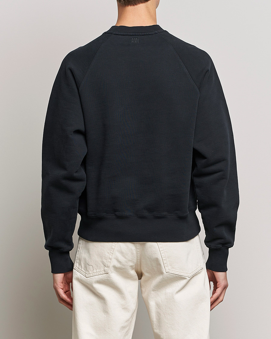 Men | Sweaters & Knitwear | AMI | Paris College Sweatshirt Black