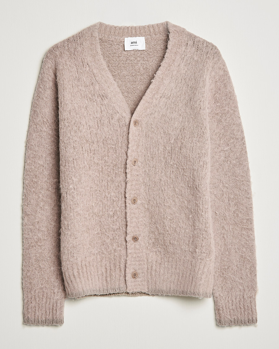 Men | Search result | AMI | Brushed Wool Cardigan Beige