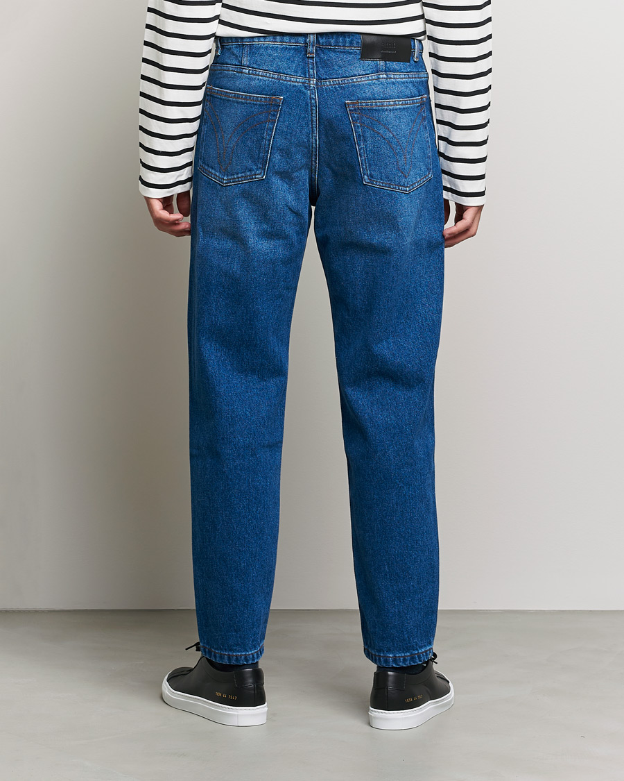 Men | Jeans | AMI | Tapered Jeans Dark Blue Wash